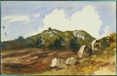 The Mahrakah, Carmel, 1872 by Claude Conder